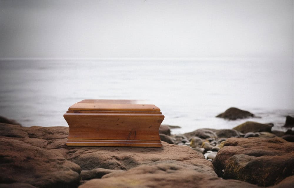 Urn On Rocks